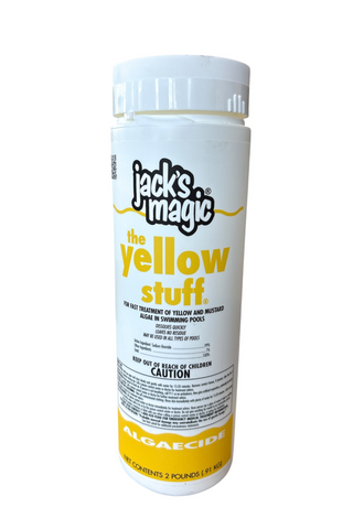 The Yellow Stuff Algaecide 2 lb Bottle Front