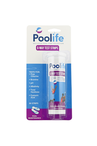 Poolife® 6-way Test Strips Front