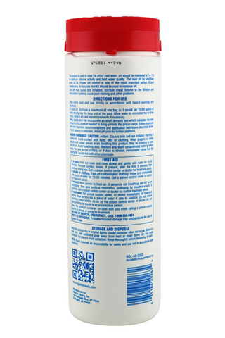 Regal pH Plus Pool Treatment 2lb Bottle Back
