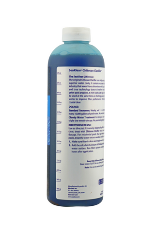 SEAKLEAR 1 qt Chitosan Clarifier™ Back