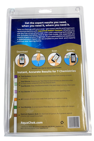 Select® Connect 7-In-1 Test Strip Kit Back