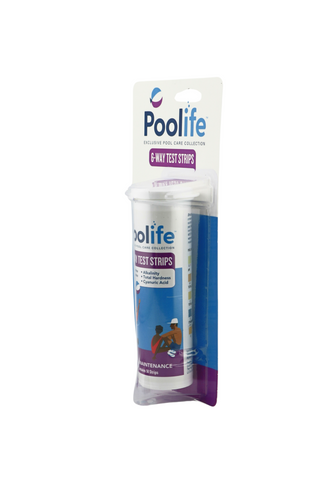 Poolife® 6-way Test Strips Side