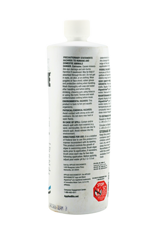 Applied Biochemist® Black Algaetrine Algaecide Back