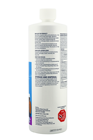 Poolife® Backwash Filter Cleaner Back