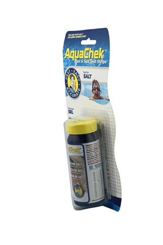 AQUACHEK White Salt Test Strip 10 Count Side