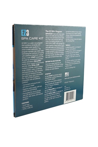 EZ SPA EZ3 Care Kit Back
