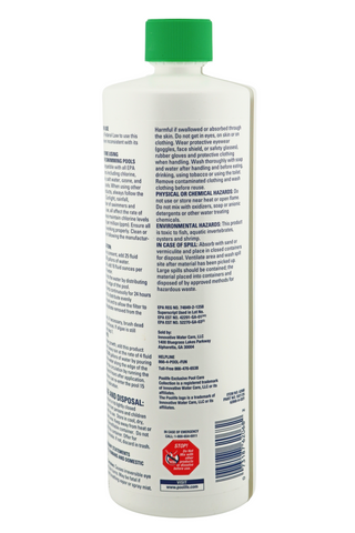 Poolife® AlgaePhos Algaecide® Back