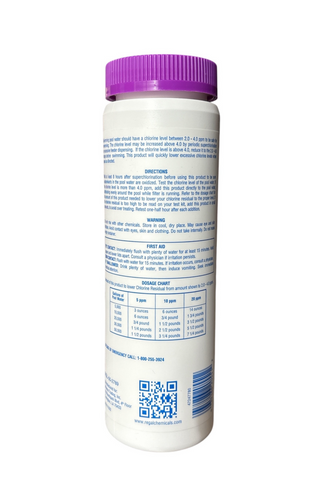 Regal Chlorine and Bromine Neutralizer Bottle 1lb