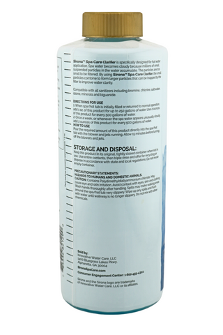 Sirona® Spa Clarifier Back