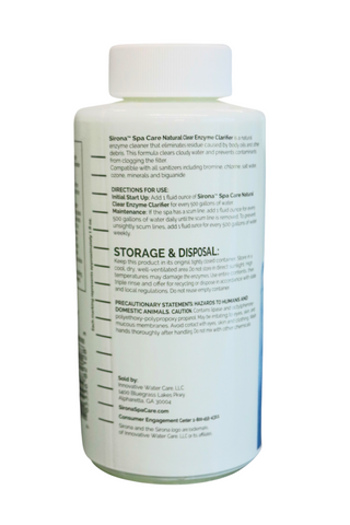 Sirona® Natural Clear Enzyme Clarifier Back