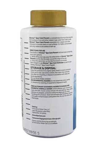 Sirona® Prevent Back