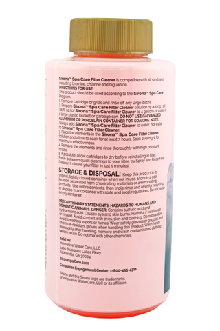 Sirona® Filter Cleaner Back