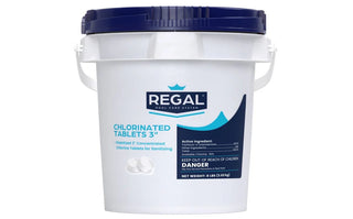 8 lb Pail 3" Chlorinated Tablets Unwrapped