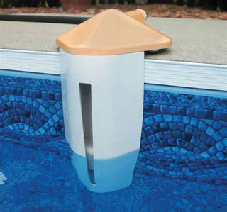 Aqua Level™ Portable Auto Leveler with Tan Lid for Inground Pool
