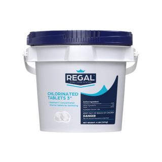 4 lb 3" Chlorinated Tabs Unwrapped Pail
