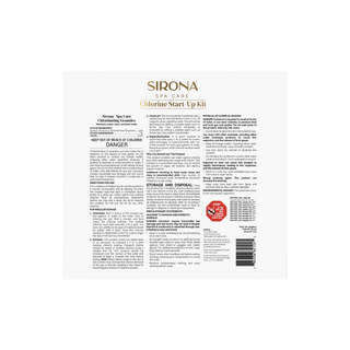 Sirona Spa Care Chlorine Start-up Kit
